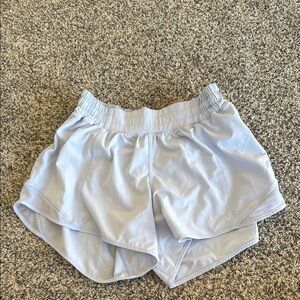 Light purple/lavender lululemon hotty hot shorts